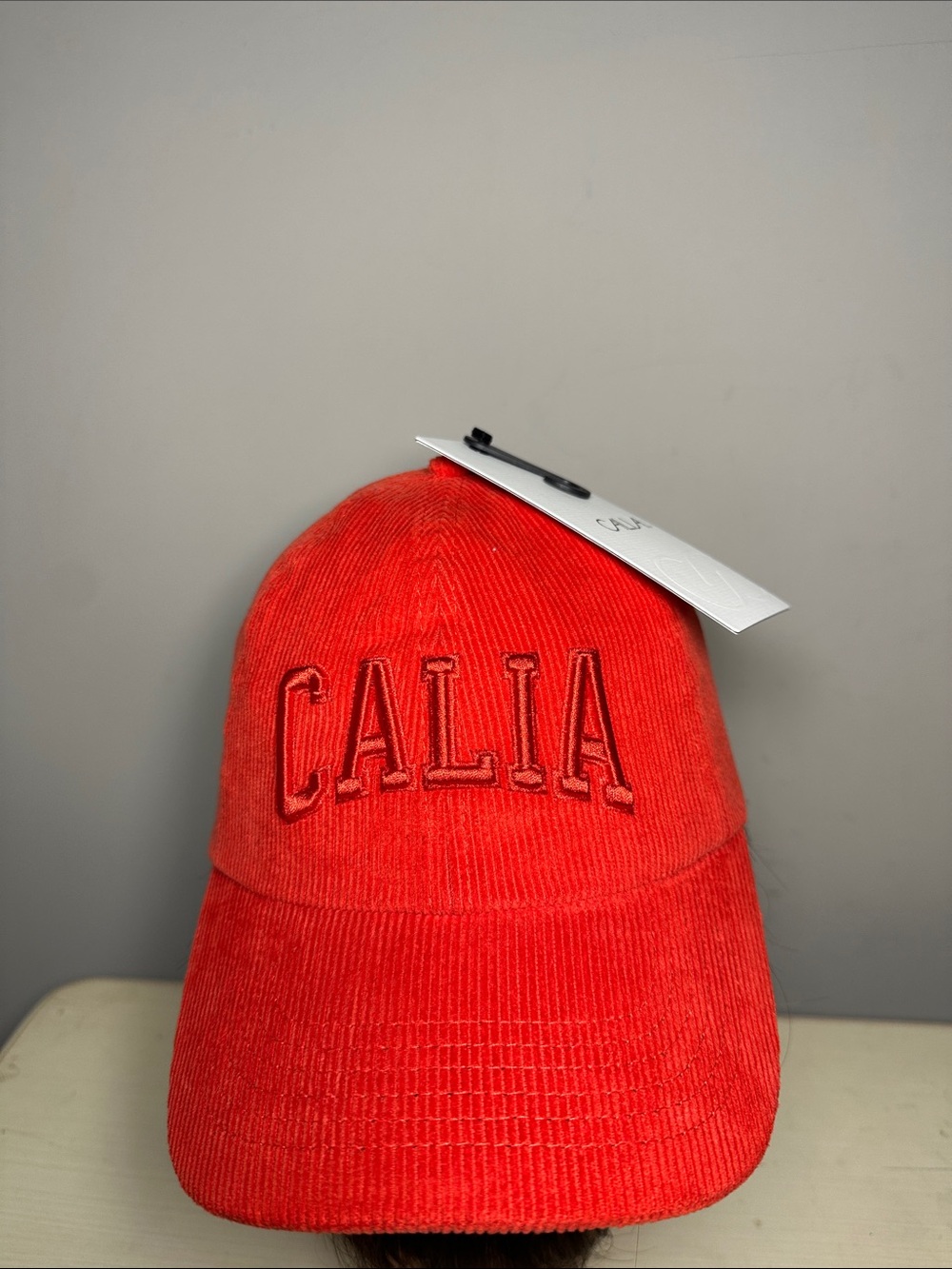 CALIA by Carrie Underwood New Bright Red Corduroy Hat